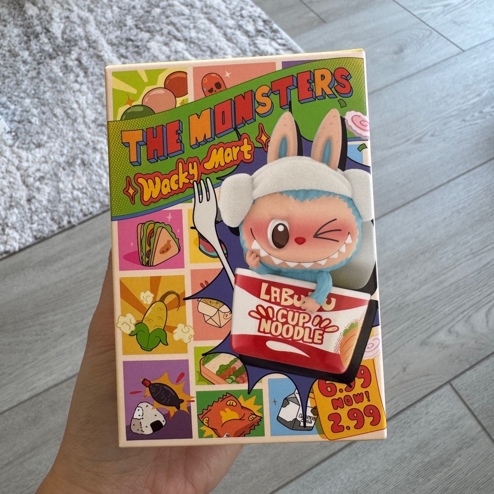 NIB Popmart The Monsters Wacky Mart Labubu - Fried Shrimp